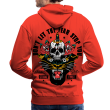Charger l'image dans la galerie, Sweat-shirt à capuche hommes Fear Panthère - rouge