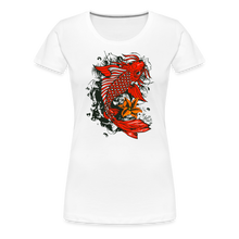 Charger l'image dans la galerie, T-shirt Femme Koi Fish - blanc