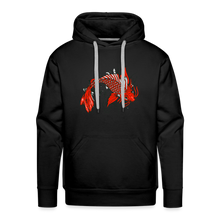 Charger l'image dans la galerie, Sweat-shirt à capuche hommes Koi Fish - noir