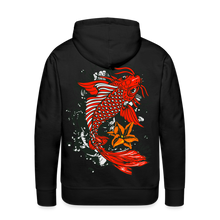 Charger l'image dans la galerie, Sweat-shirt à capuche hommes Koi Fish - noir
