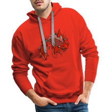Charger l'image dans la galerie, Sweat-shirt à capuche hommes Koi Fish - rouge