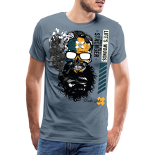 Charger l'image dans la galerie, T-shirt Homme Life's wounds - gris bleu