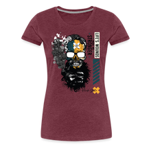 Charger l'image dans la galerie, T-shirt Femme Life's wounds - rouge bordeaux chiné