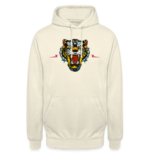 Charger l'image dans la galerie, Sweat-shirt à capuche hommes Tigre Fearless - vanille