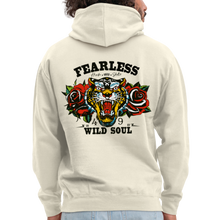 Charger l'image dans la galerie, Sweat-shirt à capuche hommes Tigre Fearless - vanille