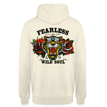 Charger l'image dans la galerie, Sweat-shirt à capuche hommes Tigre Fearless - vanille