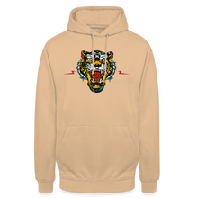 Charger l'image dans la galerie, Sweat-shirt à capuche hommes Tigre Fearless - pêche