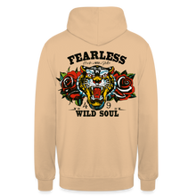 Charger l'image dans la galerie, Sweat-shirt à capuche hommes Tigre Fearless - pêche