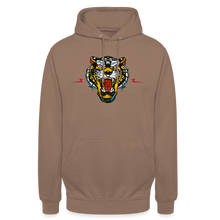 Charger l'image dans la galerie, Sweat-shirt à capuche hommes Tigre Fearless - moka