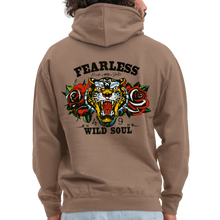 Charger l'image dans la galerie, Sweat-shirt à capuche hommes Tigre Fearless - moka