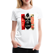 Charger l'image dans la galerie, T-shirt Femme Punk No rules - blanc