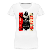 Charger l'image dans la galerie, T-shirt Femme Punk No rules - blanc