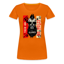 Charger l'image dans la galerie, T-shirt Femme Punk No rules - orange