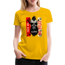 Charger l'image dans la galerie, T-shirt Femme Punk No rules - jaune soleil