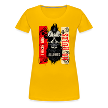 Charger l'image dans la galerie, T-shirt Femme Punk No rules - jaune soleil