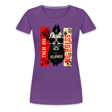 Charger l'image dans la galerie, T-shirt Femme Punk No rules - violet