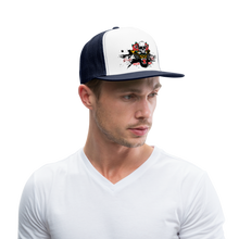 Charger l'image dans la galerie, Casquette Trucker Panthère Strike First - blanc/marine