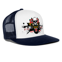 Charger l'image dans la galerie, Casquette Trucker Panthère Strike First - blanc/marine