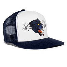 Charger l'image dans la galerie, Casquette Trucker Panthère Brand - blanc/marine