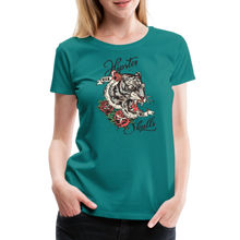 Charger l'image dans la galerie, T-shirt Femme Old school Tiger - bleu diva
