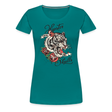 Charger l'image dans la galerie, T-shirt Femme Old school Tiger - bleu diva