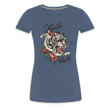 Charger l'image dans la galerie, T-shirt Femme Old school Tiger - bleu chiné