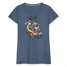 Charger l'image dans la galerie, T-shirt Femme Old school Tiger - bleu chiné