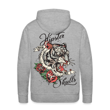 Charger l'image dans la galerie, Sweat-shirt à capuche hommes Old school Tiger - gris chiné