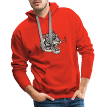 Charger l'image dans la galerie, Sweat-shirt à capuche hommes Old school Tiger - rouge