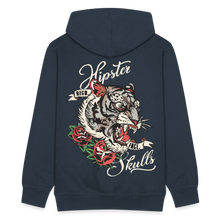 Charger l'image dans la galerie, Sweat-shirt Zippé à capuche Hommes Old School Tiger - marine