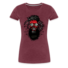 Charger l'image dans la galerie, T-shirt Femme Never trust - rouge bordeaux chiné