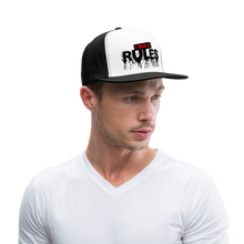 Charger l'image dans la galerie, Casquette Trucker I Make the Rules - blanc/noir