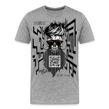 Charger l'image dans la galerie, T-shirt Homme QR Code - gris chiné