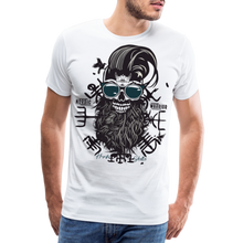 Charger l'image dans la galerie, T-shirt Homme Hipster Nordic Warrior - blanc