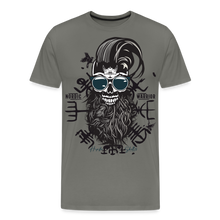 Charger l'image dans la galerie, T-shirt Homme Hipster Nordic Warrior - asphalte