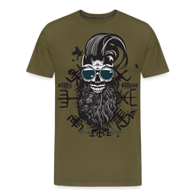 Charger l'image dans la galerie, T-shirt Homme Hipster Nordic Warrior - kaki