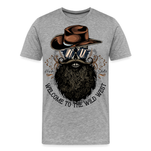 Charger l'image dans la galerie, T-shirt Homme Wild West - gris chiné
