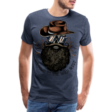 Charger l'image dans la galerie, T-shirt Homme Wild West - bleu chiné