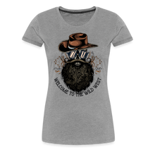 Charger l'image dans la galerie, T-shirt Femme Wild West - gris chiné