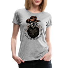 Charger l'image dans la galerie, T-shirt Femme Wild West - gris chiné