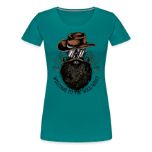 Charger l'image dans la galerie, T-shirt Femme Wild West - bleu diva