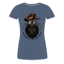 Charger l'image dans la galerie, T-shirt Femme Wild West - bleu chiné