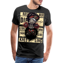 Charger l'image dans la galerie, T-shirt Homme Hipster Rather Die - noir