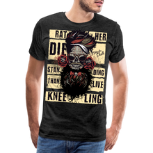 Charger l'image dans la galerie, T-shirt Homme Hipster Rather Die - charbon