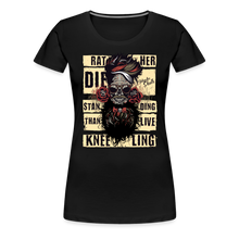Charger l'image dans la galerie, T-shirt Femme Rather Die - noir