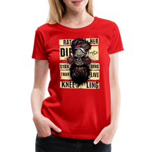 Charger l'image dans la galerie, T-shirt Femme Rather Die - rouge