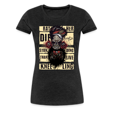 Charger l'image dans la galerie, T-shirt Femme Rather Die - charbon