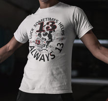 Charger l'image dans la galerie, T-shirt Tattoo old school Homme Luck something helps