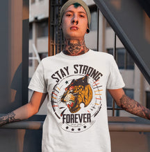 Charger l'image dans la galerie, T-shirt Tattoo old school Homme Stay Strong Forever Tiger