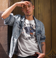 Charger l'image dans la galerie, T-shirt Tattoo old school Homme Stay wild and free panther